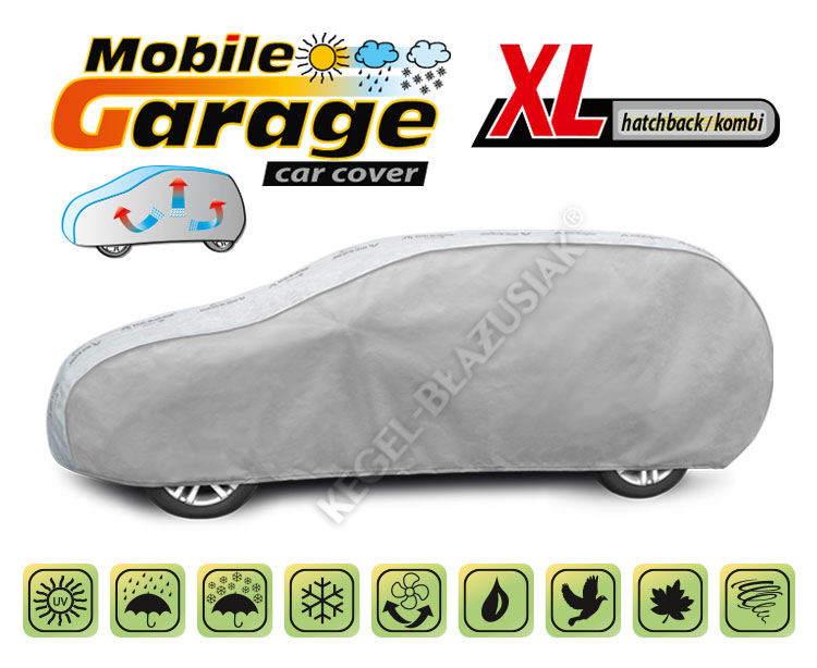 Ochranná autoplachta XL Hatchback/Kombi na Seat Exeo combi (455-485cm)